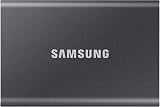 Samsung T7 Portable SSD 1 TB USB 3.2 Gen2 External Titanium Grey MU-PC1T0T/WW