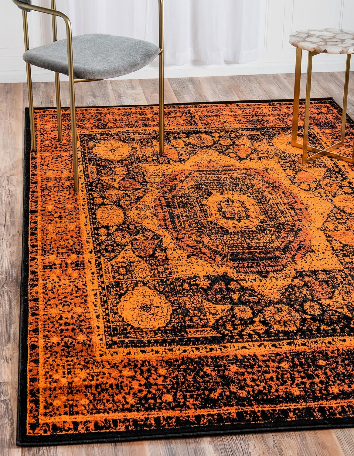 Unique Loom Istanbul Collection Terracotta 5 x 8 Area Rug