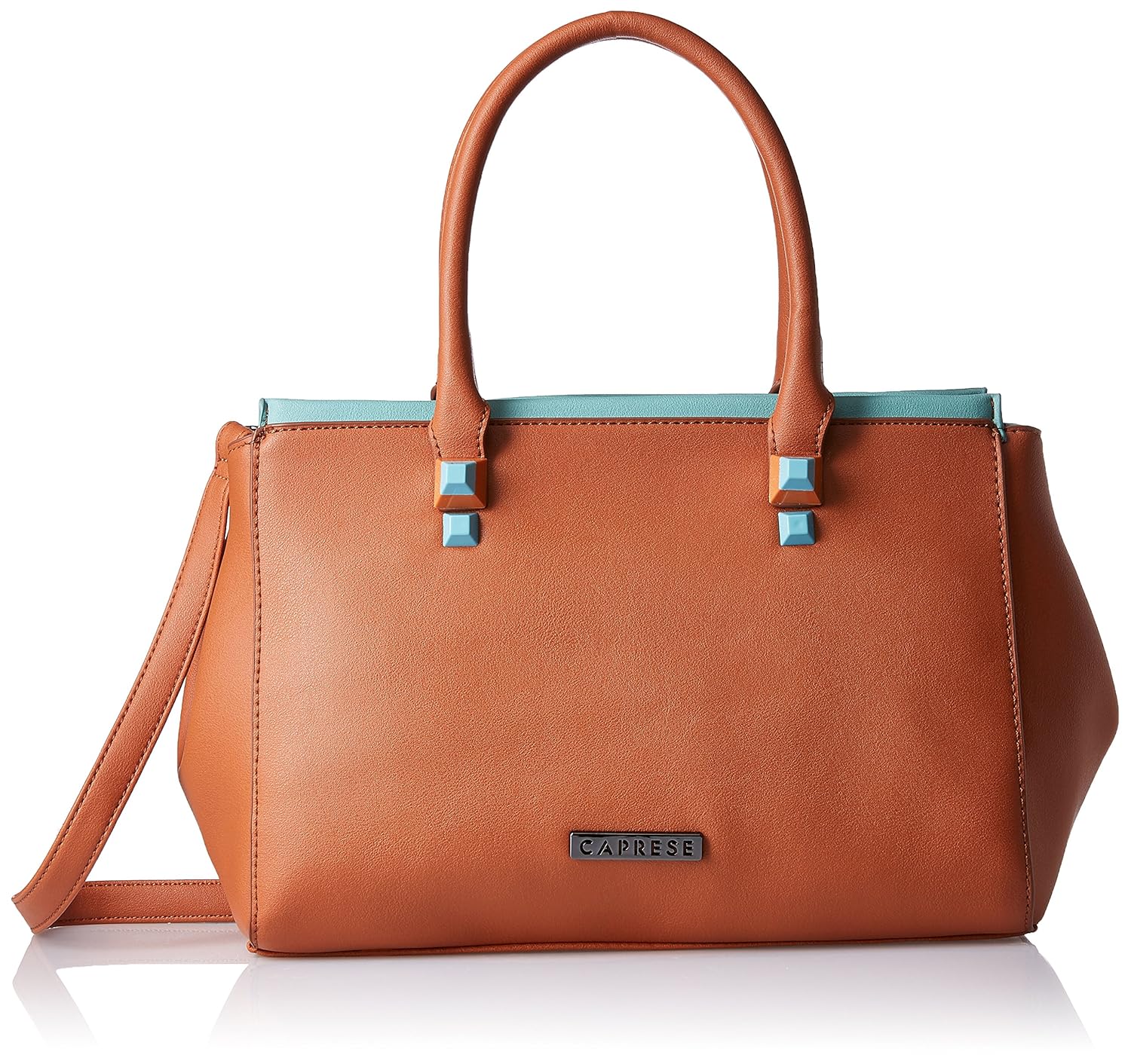 caprese women's satchel (burnt orange)