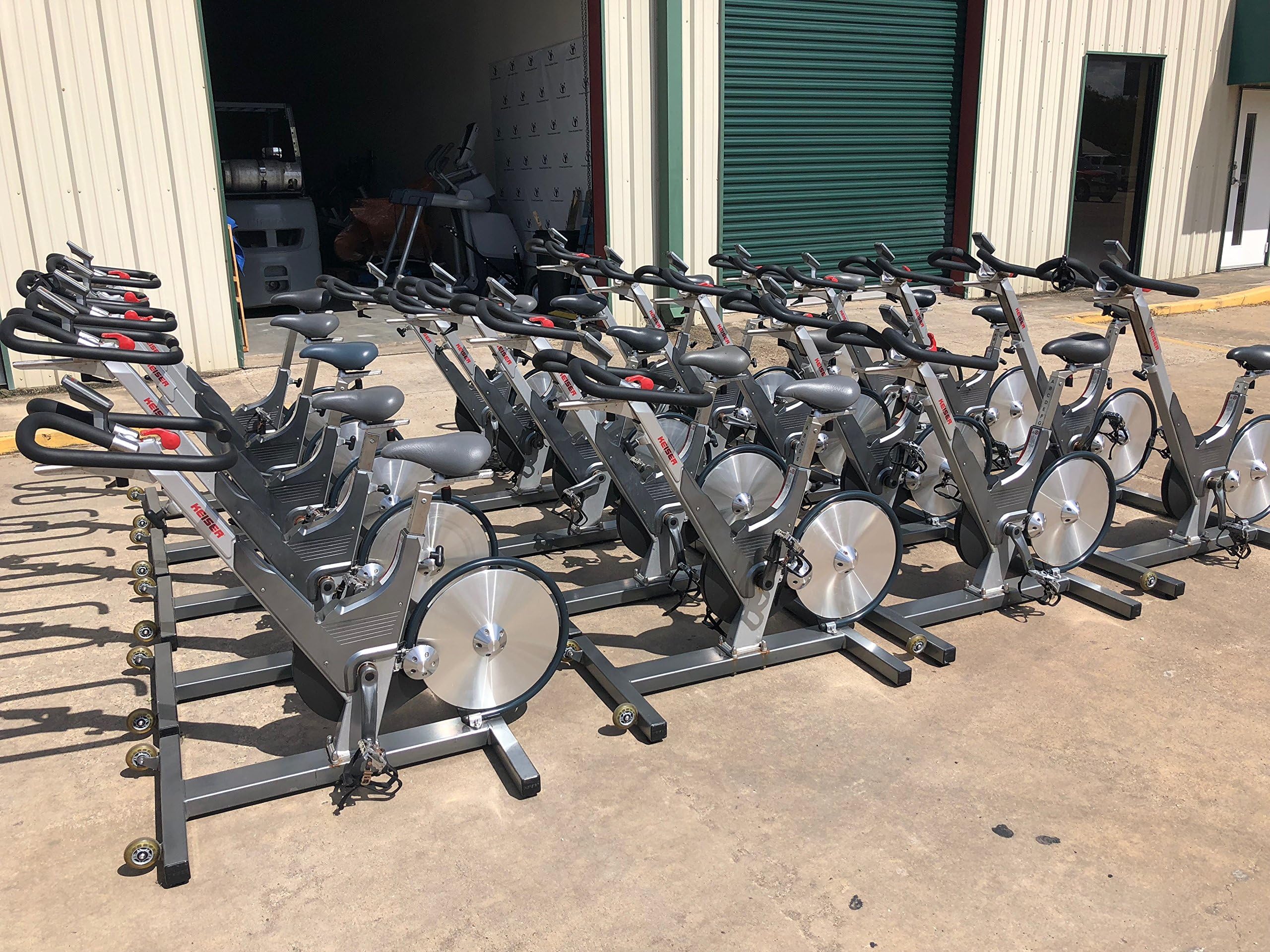 Keiser M3+ Indoor Cycle with Console - Rear Belt Drive Exercise Bike Trainer
