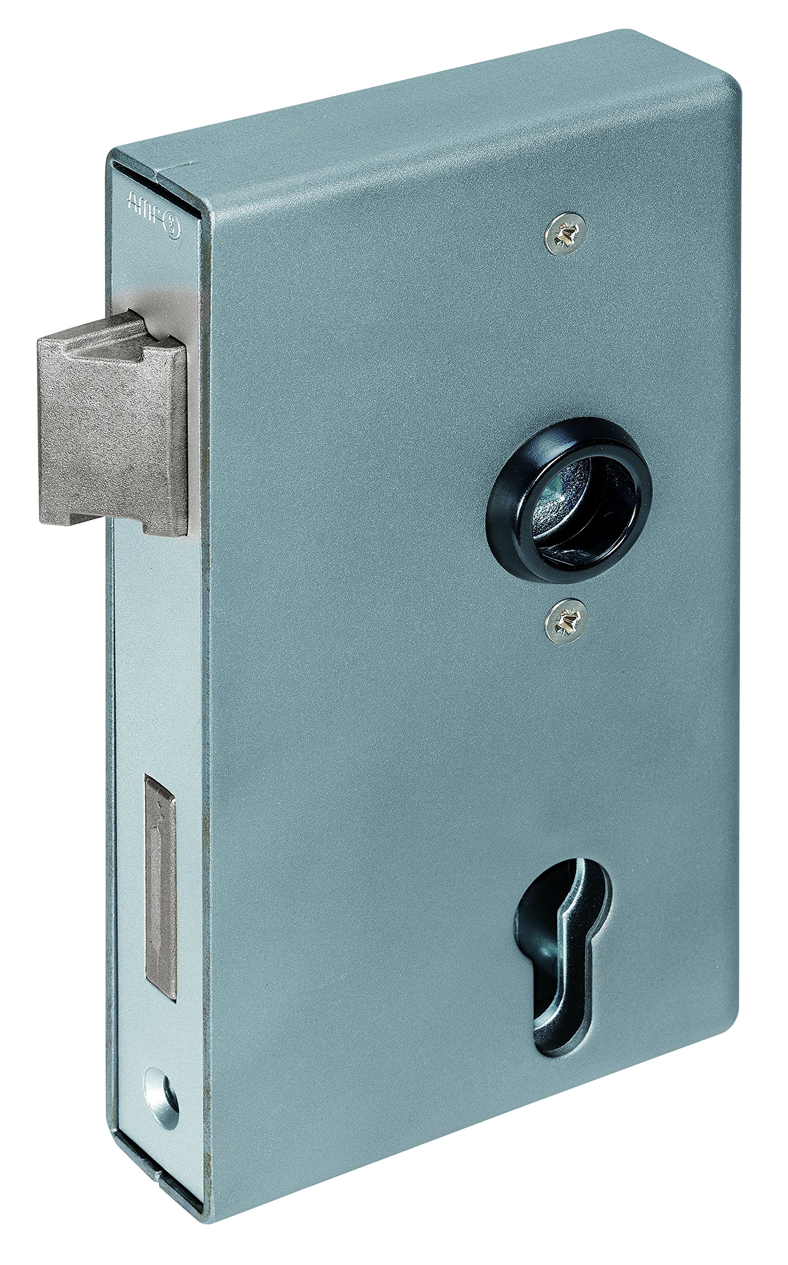 AMF Case (140U-14365) Blank (Without Handle cylinders) with galvanised Lock 142U-14266, Silver