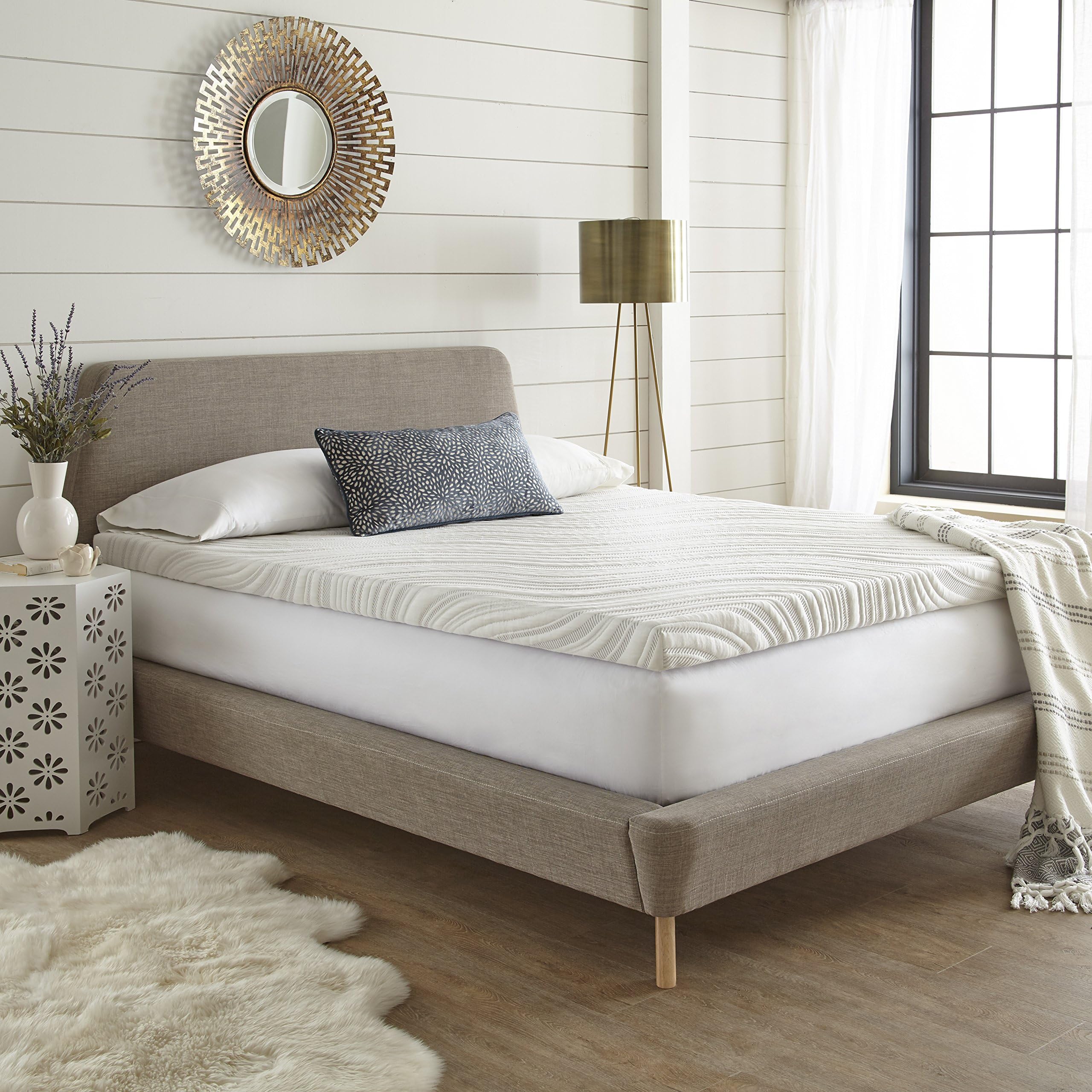 Perfect Cloud Lavender Bliss 2-inch Memory Foam Mattress Topper (King)