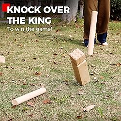 Kubb Game Set Kubbs Lawn Toss Games Includes Carry