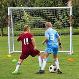 Northern Stone Ultimate All Weather uPVC Football Goal 8ft x 6ft Garden view 2