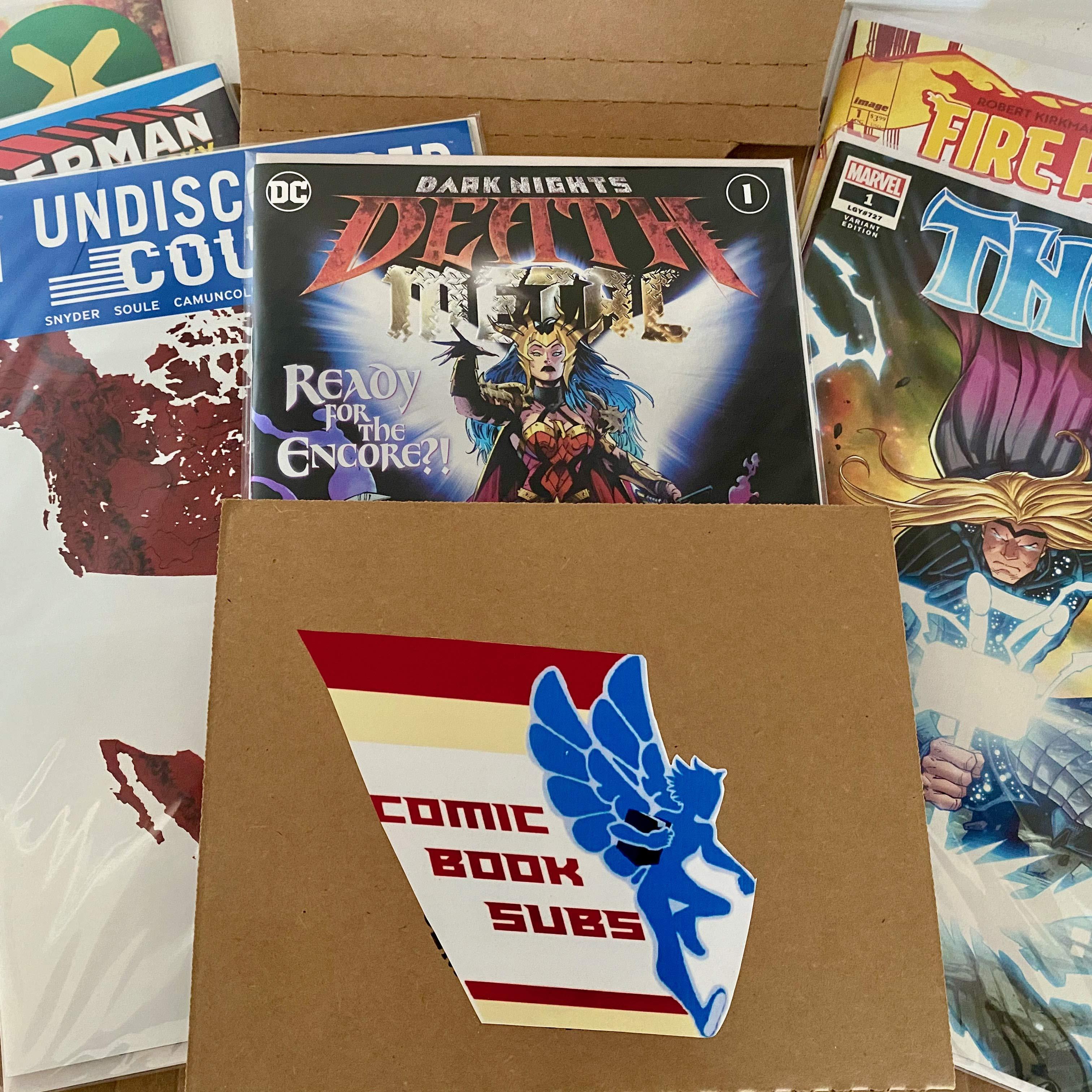 Buy New 1 Comics Box Marvel, DC, and Independent new 1 issues every