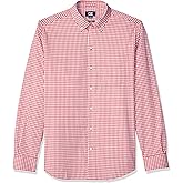 Cutter & Buck Mens Wrinkle Resistant Stretch Long Sleeve Button Down Shirt