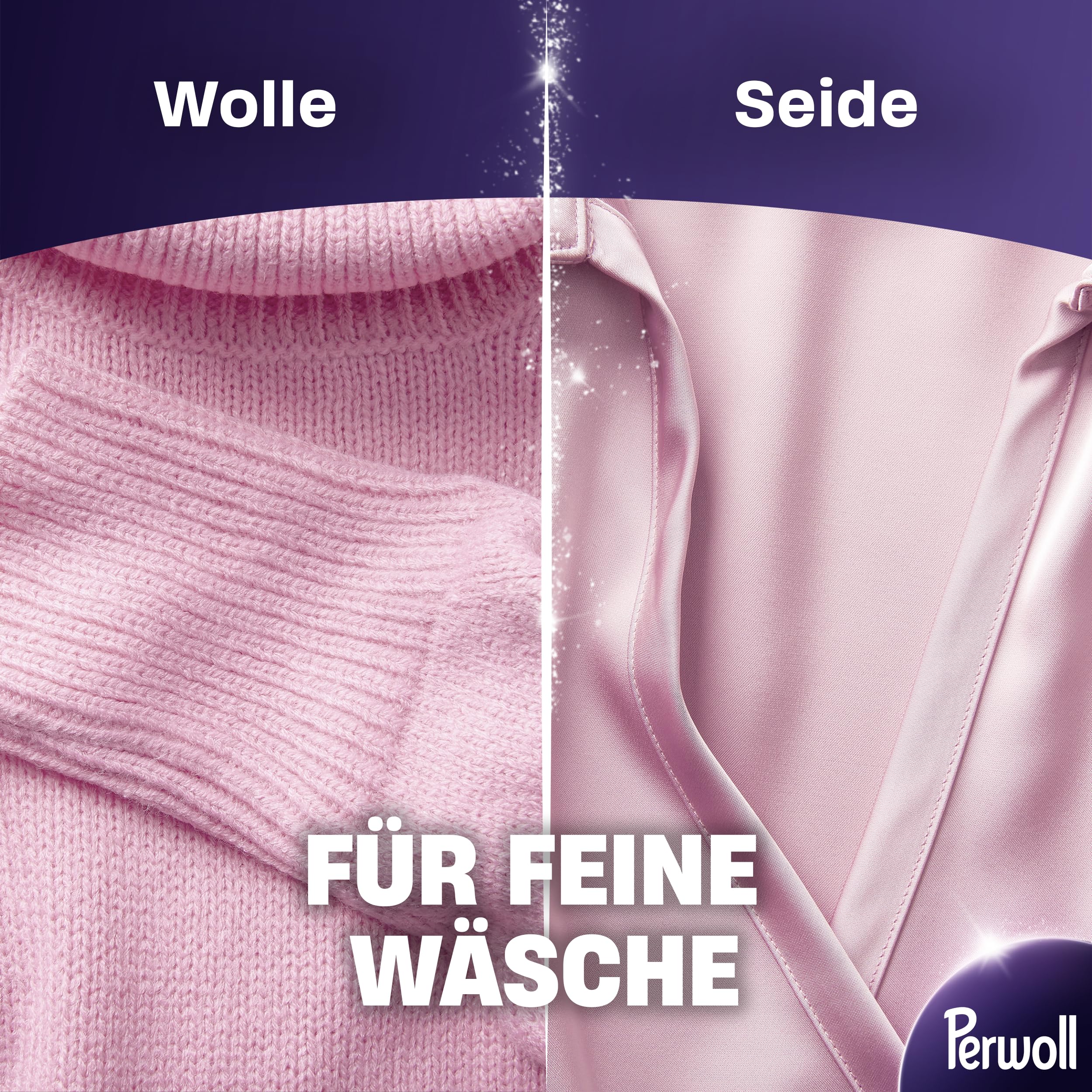 Perwoll Wolle & Feines Waschmittel (27 Waschladungen), Feinwaschmittel reinigt sanft, glättet und erneuert Fasern & verhindert Knötchen, mit Dreifach-Renew-Technologie 5