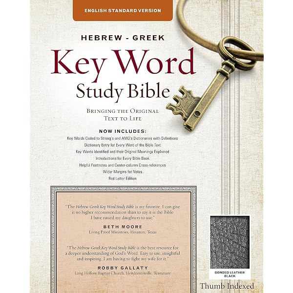 The Hebrew-Greek Key Word Study Bible: NASB-77 Edition, Black
