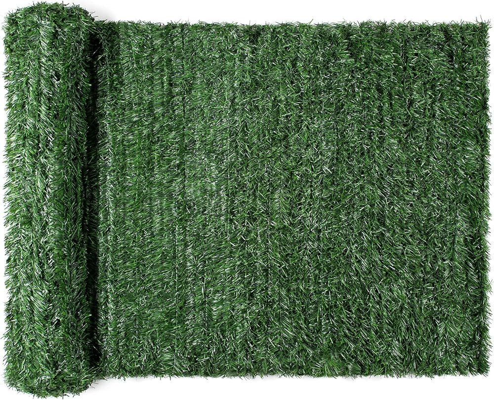 CHRISTOW Artificial Conifer Hedge Roll 1m x 3m Outdoor Privacy Screen