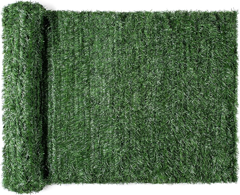CHRISTOW Artificial Conifer Hedge Roll 1m x 3m Outdoor Privacy Screen