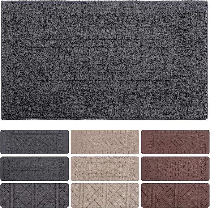 Indoor Doormat Front Door Mat Non Slip Rubber Back Door