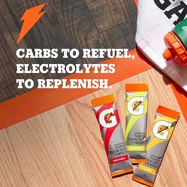 GATORADE THIRST QUENCHER POWDER STICKS, 3 FLAVOR VARIETY PACK, (30 PACK)