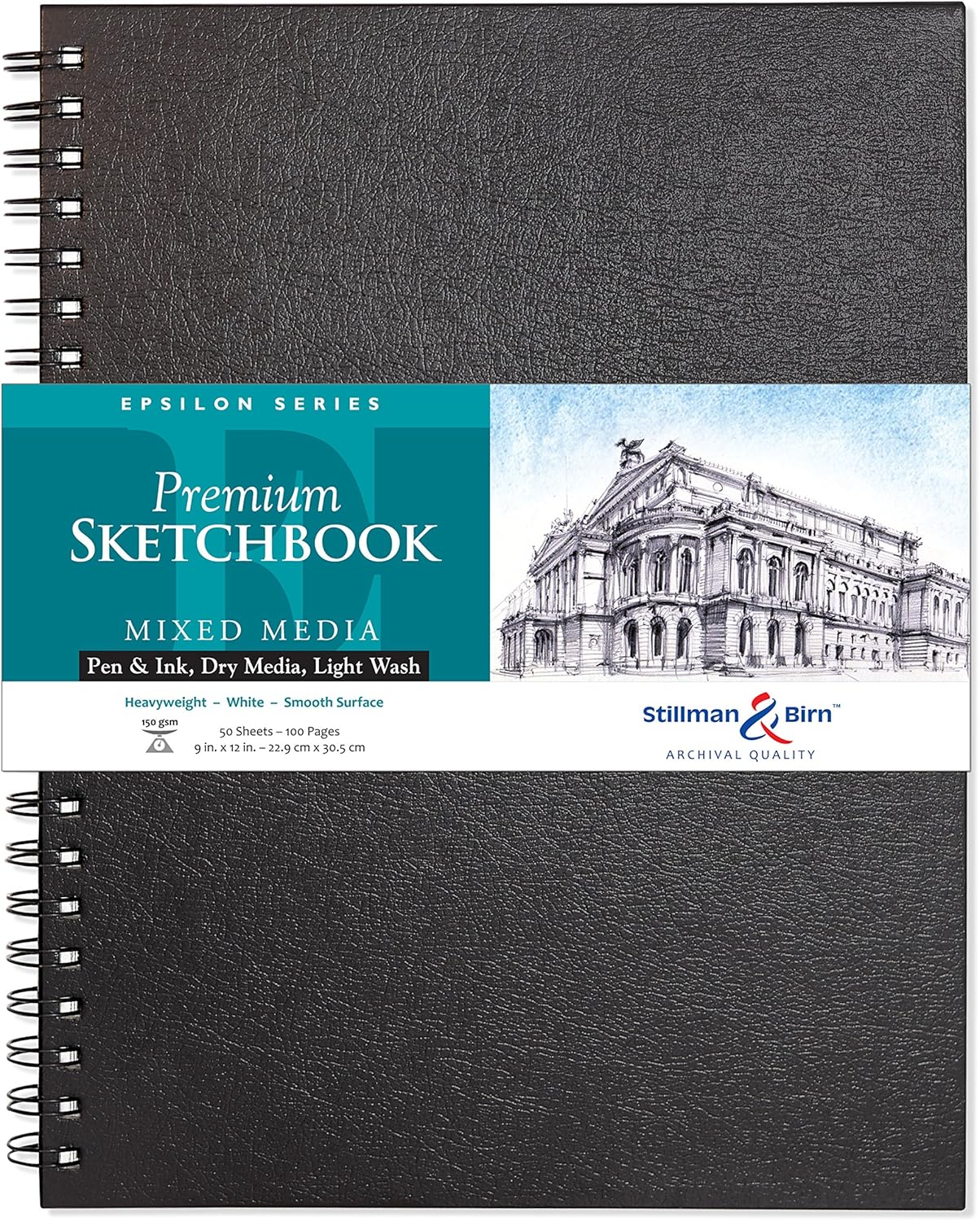 Stillman & Birn Epsilon Series Sketchbooks 9 in. x 12 in. wire bound 50