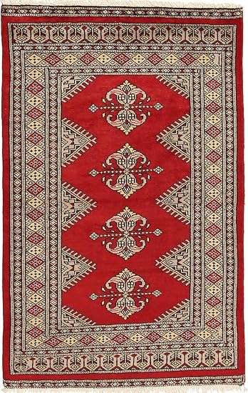 Carpetvista Pakistan Buchara 2ply Teppich 77x121 Orientteppich