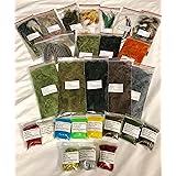 Fly Tying Material Feather and Dubbing Starter Kit