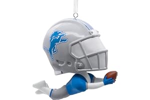 Hallmark NFL Detroit Lions Bouncing Buddy Christmas Ornament