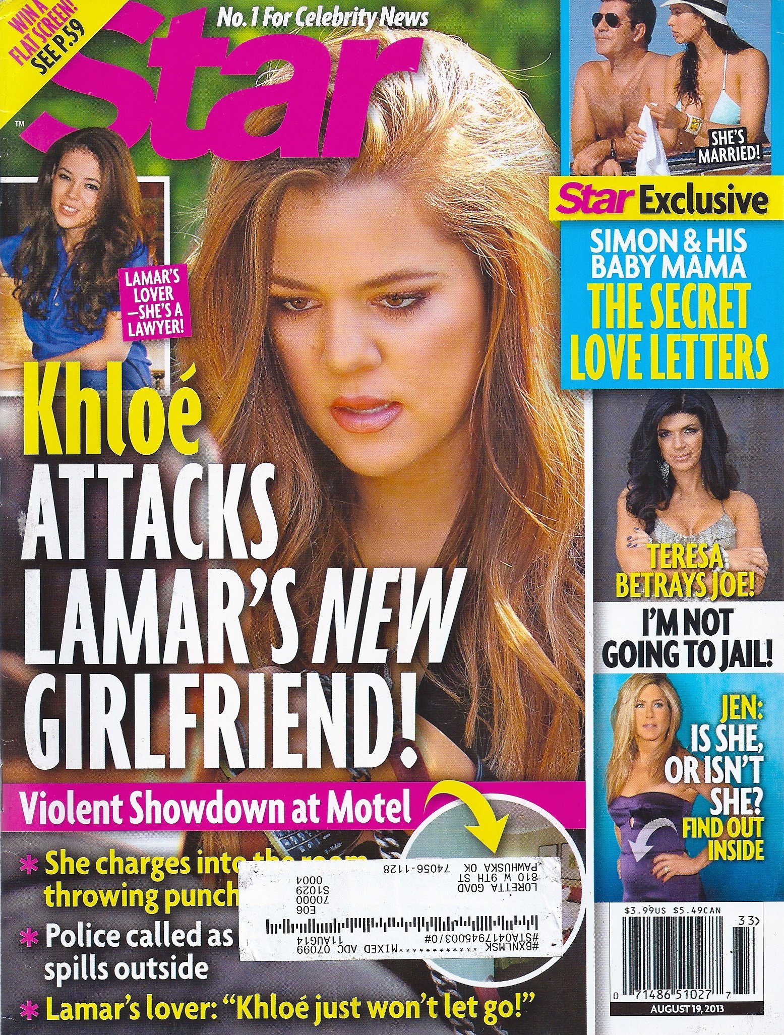 Khloe Kardashian L Simon Cowell L Teresa Giudice L Jennifer