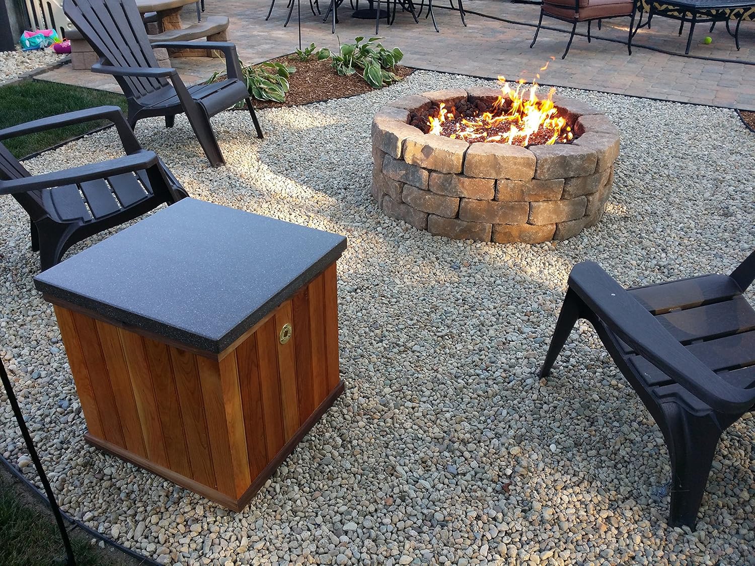 Amazon Com Fr12ck Diy 12 Complete Deluxe Lp Fire Pit Kit 316 Stainless Key Valve Contols Reg 3 12 Hoses Home Kitchen