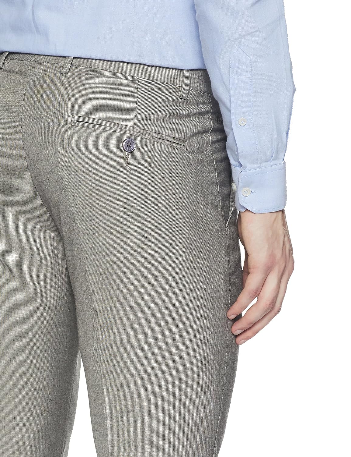 arrow men's pleat-front formal trousers