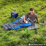 Trail Outdoor Leisure Trail Envelope Sleeping Bag Snug Hood 3 Season Adult view 2
