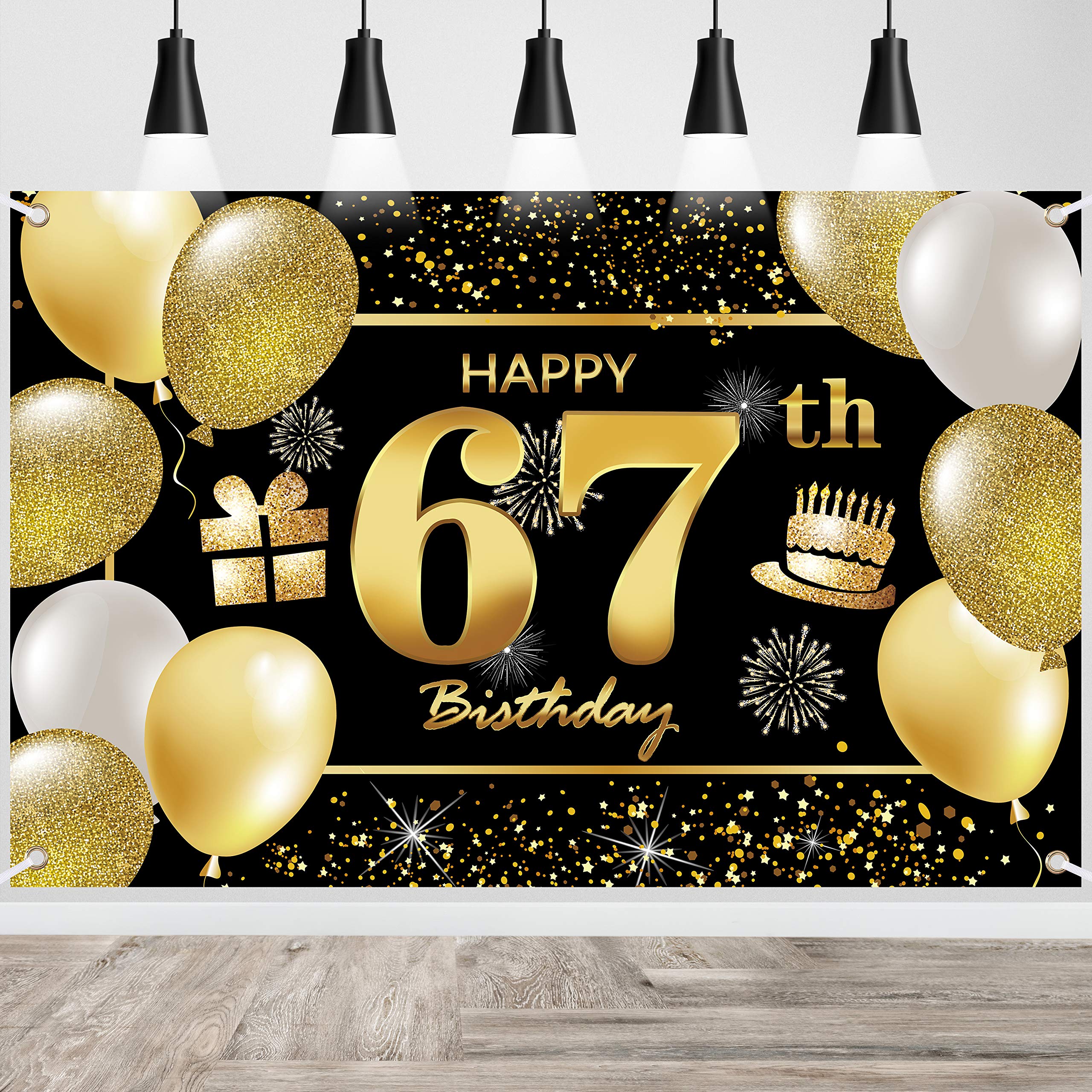 IMISI 67th Birthday Banner & Decorations for Party