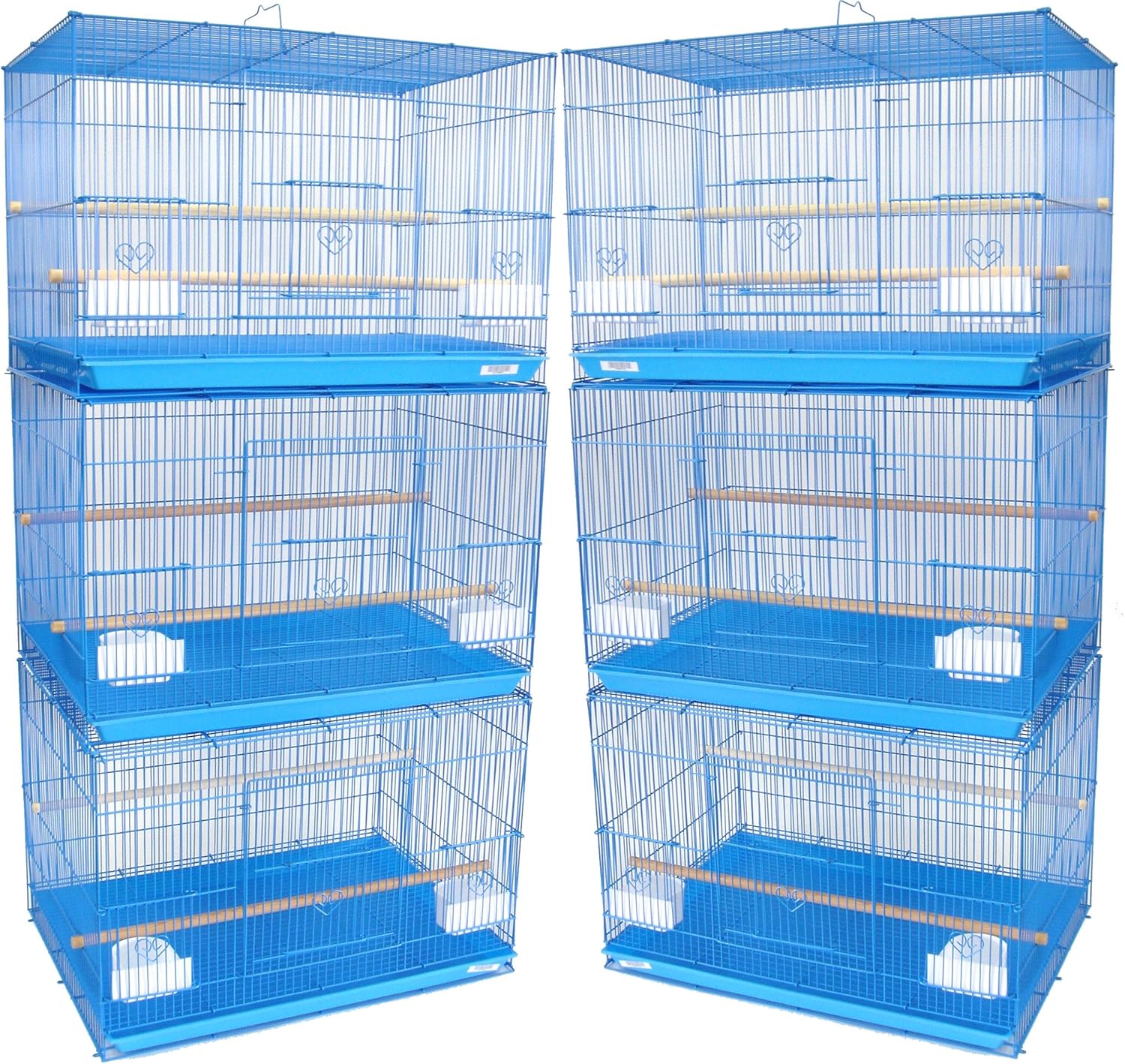 Global Pet UPVC Plastic Budgie Breeding Cage with Nest Box Door 30 Pet