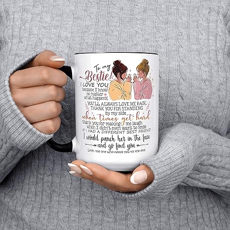 Tasse Bestie Best Friend Cadeau De Noel Pour Une Amie Cadeau D Anniversaire Pour Elle Amazon Fr Cuisine Maison Tasse Bestie Best Friend Cadeau De Noel Pour Une Amie Cadeau D Anniversaire Pour Elle Amazon Fr Cuisine Maison
