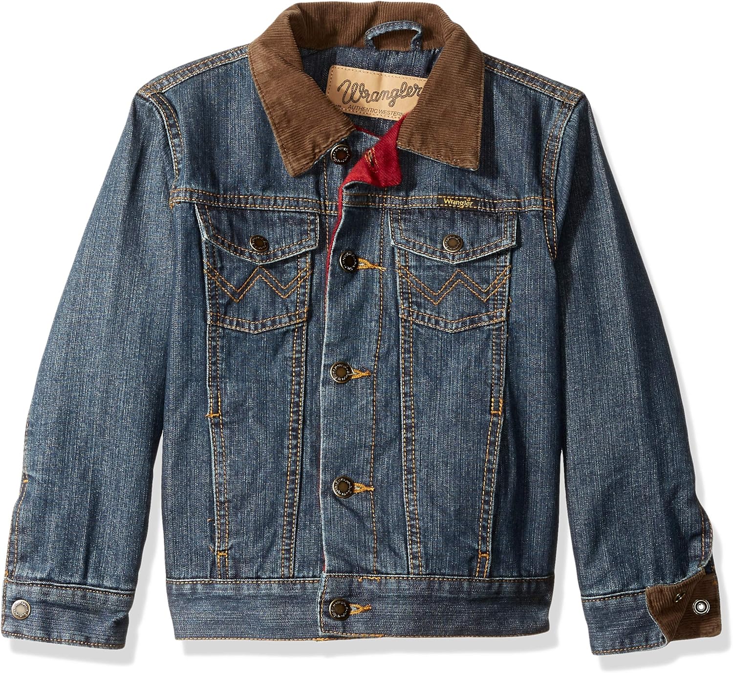 Wrangler boys Western Lined Denim Jacket Amazon.ca Clothing & Accessories