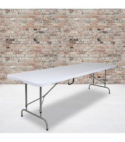 Amazon.com: Flash Furniture 8-Foot Height Adjustable Granite White
