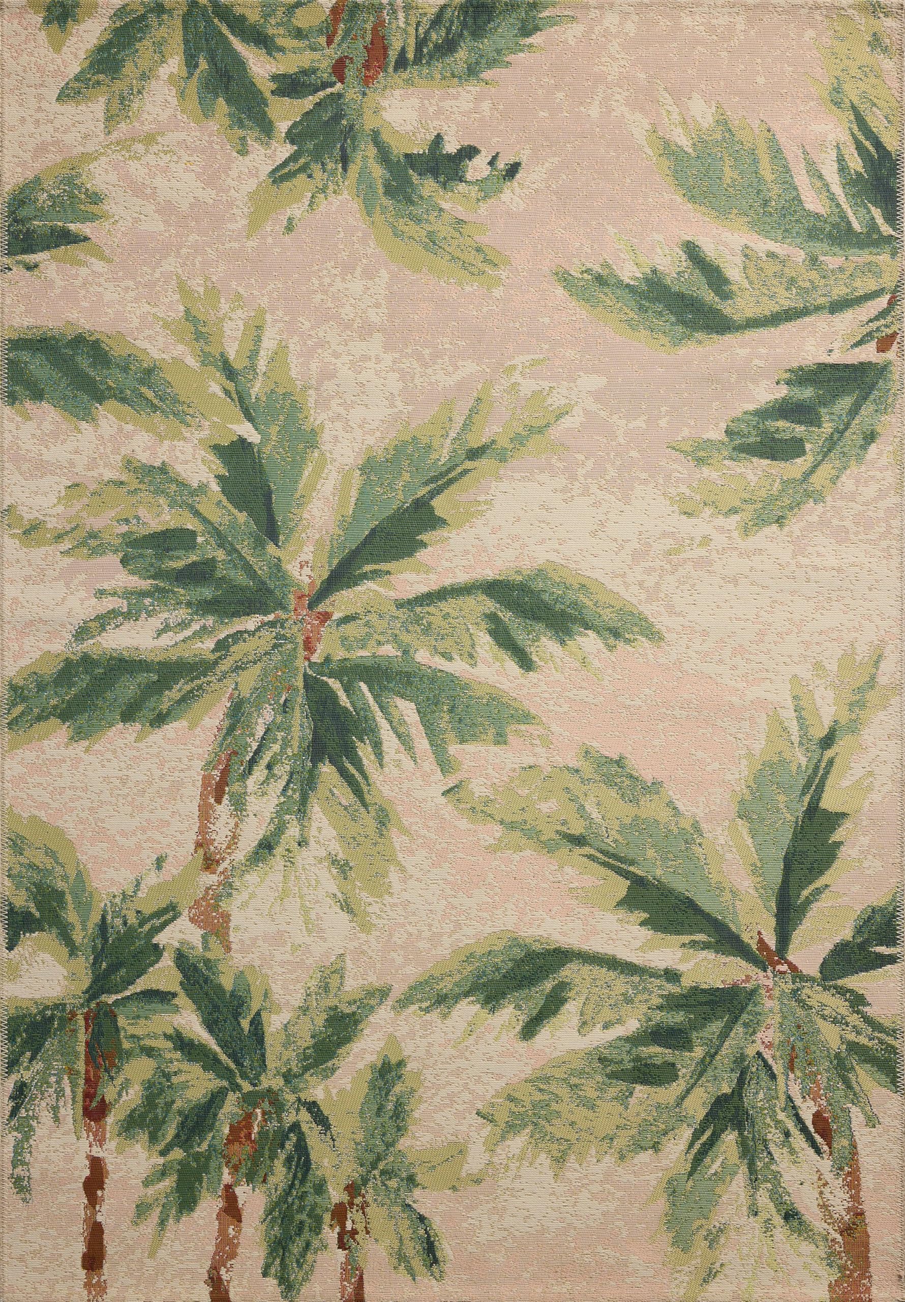 Loloi Botanical Collection BOT-04 Clay/Green 3′-3″ x 3′-3″ Round Area Rug