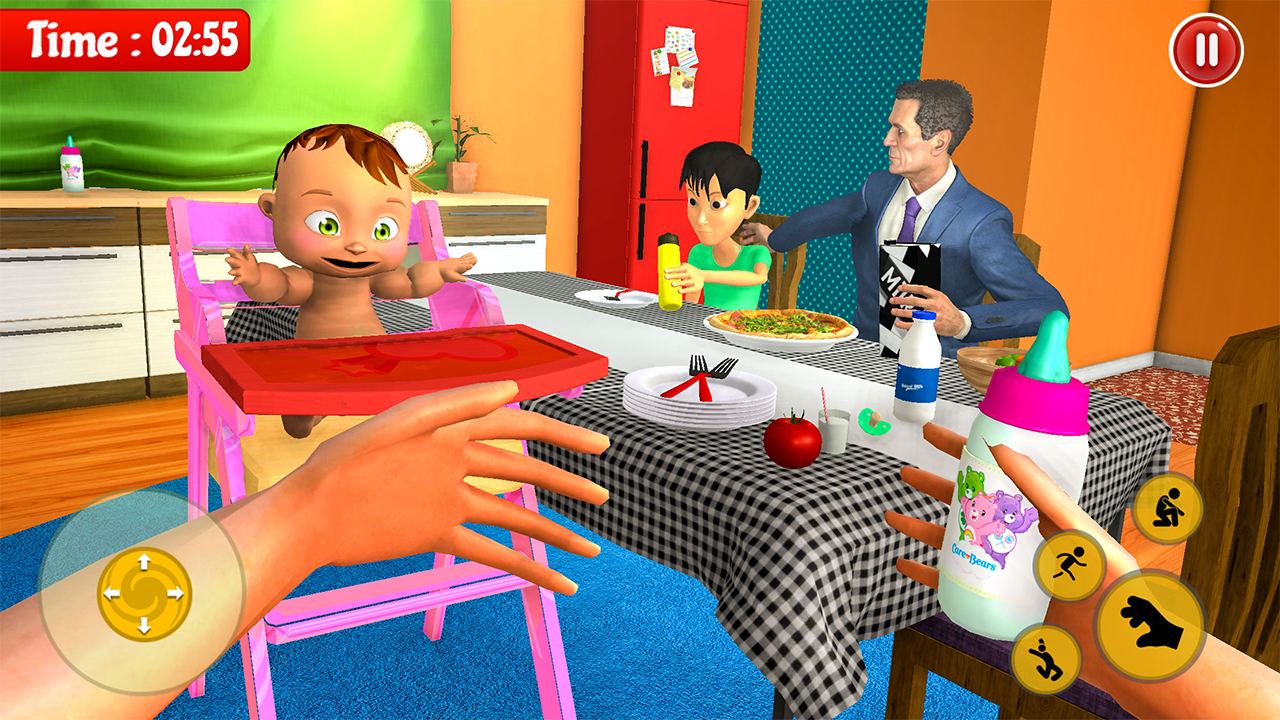 Amazon Com Virtual Mom Billionaire Happy Family Simulator 3d Apps Games