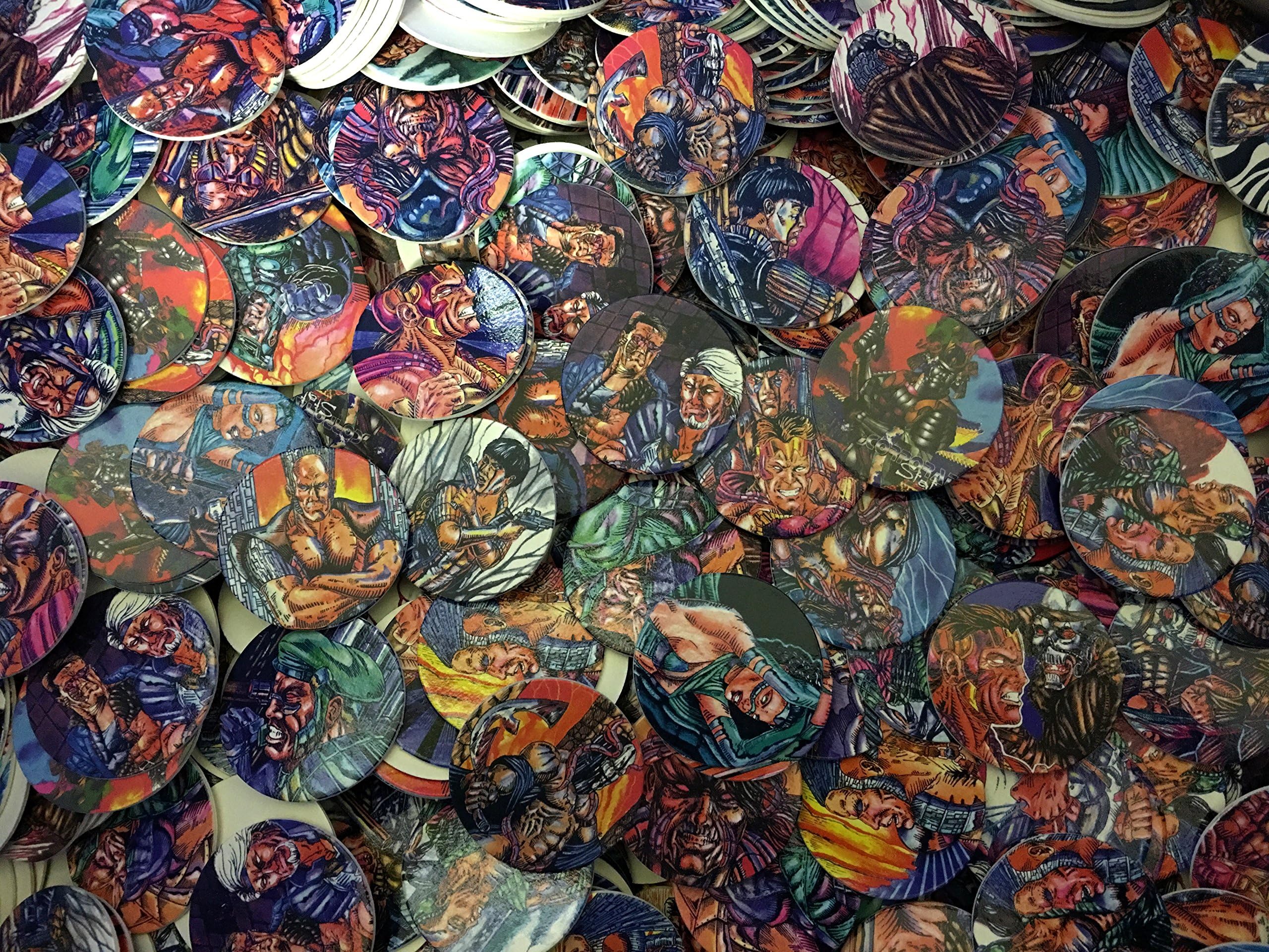 Eurocaps Classic Card Game Various Themes [Pogs] (Insane Warriors)