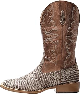 zebra cowgirl boots