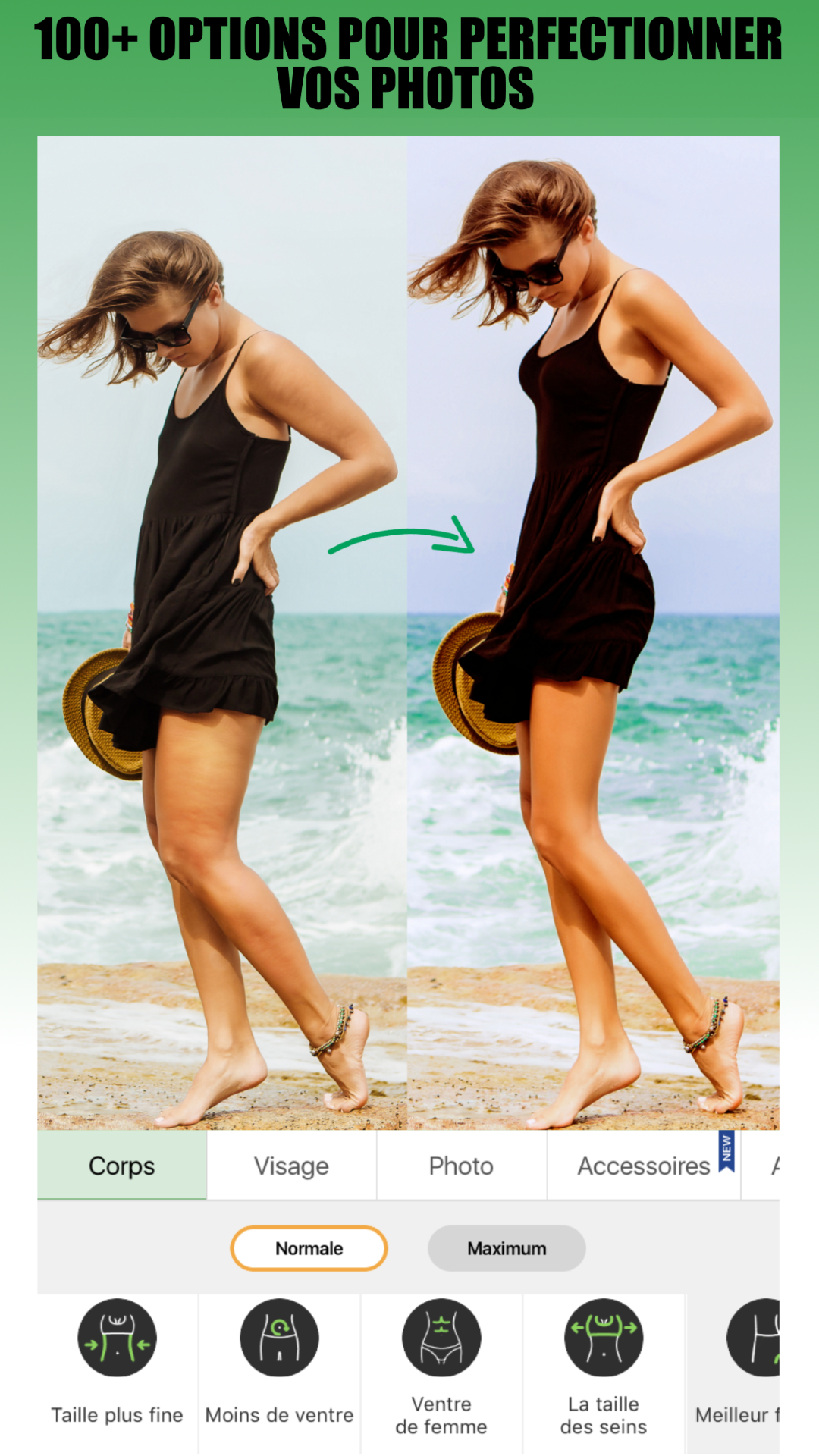 Retouch Me Éditeur Dimage pour le Corps & le Visage. Retouche