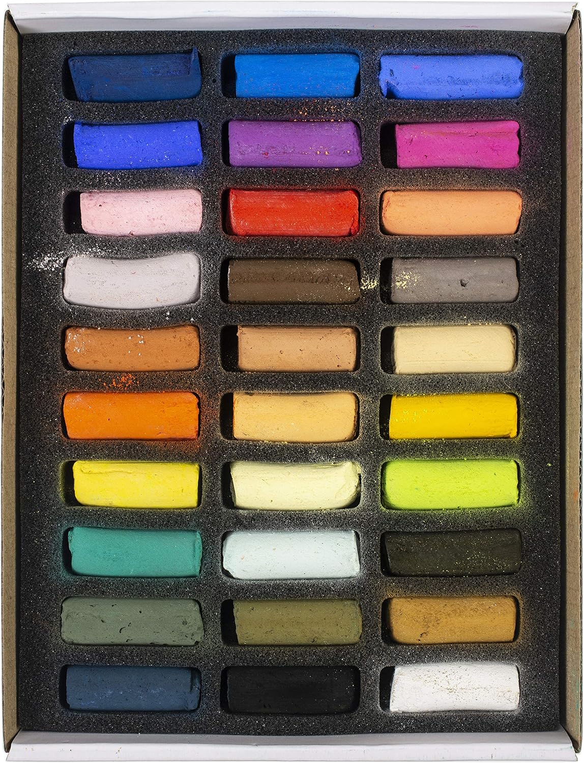 Sennelier Pastels Soft Half ST Assorted, Glass Metal Wood, 30 Count (Pack of 1) - Image 5