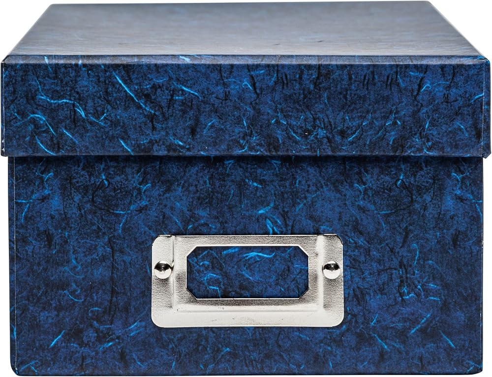 The Photo Album Company Limited Photo Storage Box 700 4x6 Deep Blue