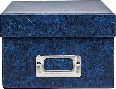 The Photo Album Company Limited Photo Storage Box 700 4x6 Deep Blue