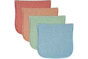 Kewlife gift Baby Muslin Burp Cloths 20x10inch – Ultra Soft & Absorbent, Neutral Colors, Reusable Burping Cloths for Baby Boy