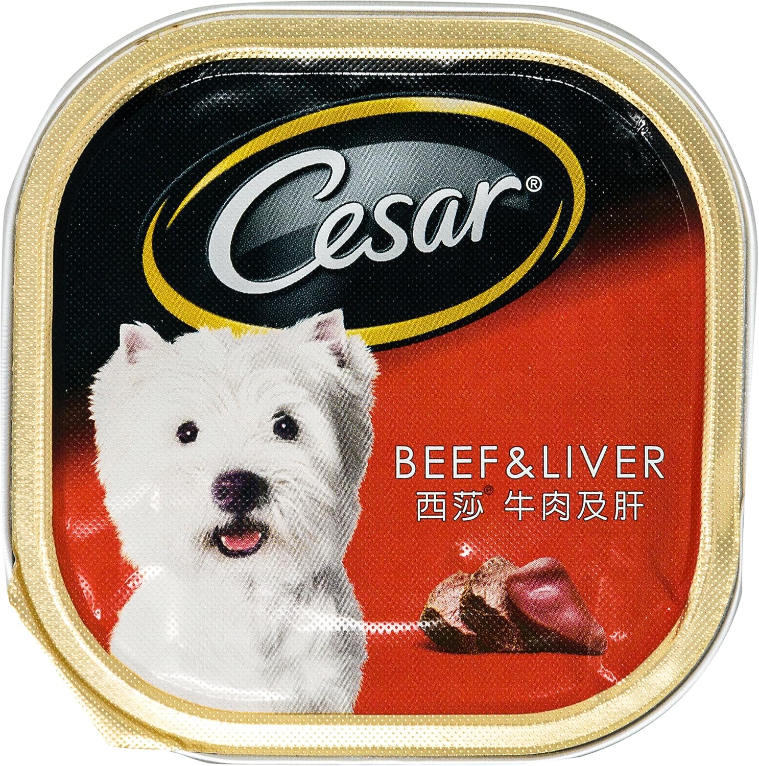 cesar beef dog food