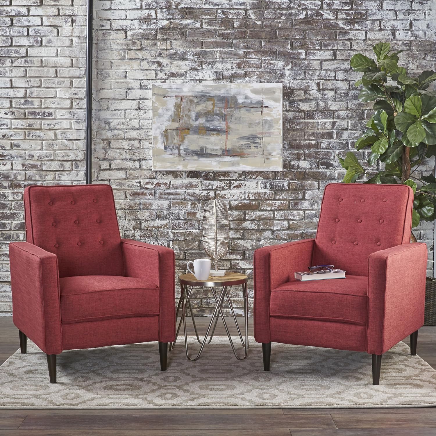 Best red accent arm chairs