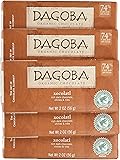 DAGOBA Organic Xocolatl Dark Chocolate (2-Ounce Bar, Pack of 6)