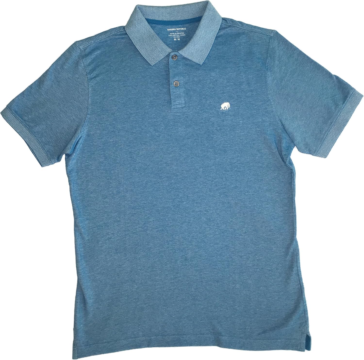 Amazon.com: Banana Republic Pique Elephant Logo Polo Shirt (Teal, S): Clothing
