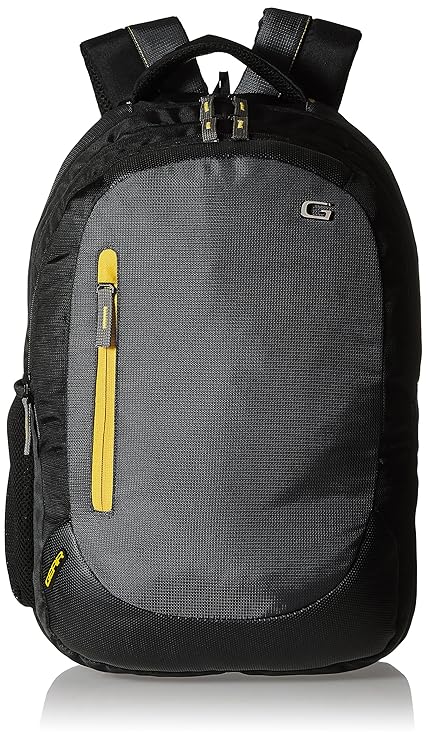 Gear Polyester 24 Ltrs Denim Grey Laptop Backpack (LBPECONO10412)