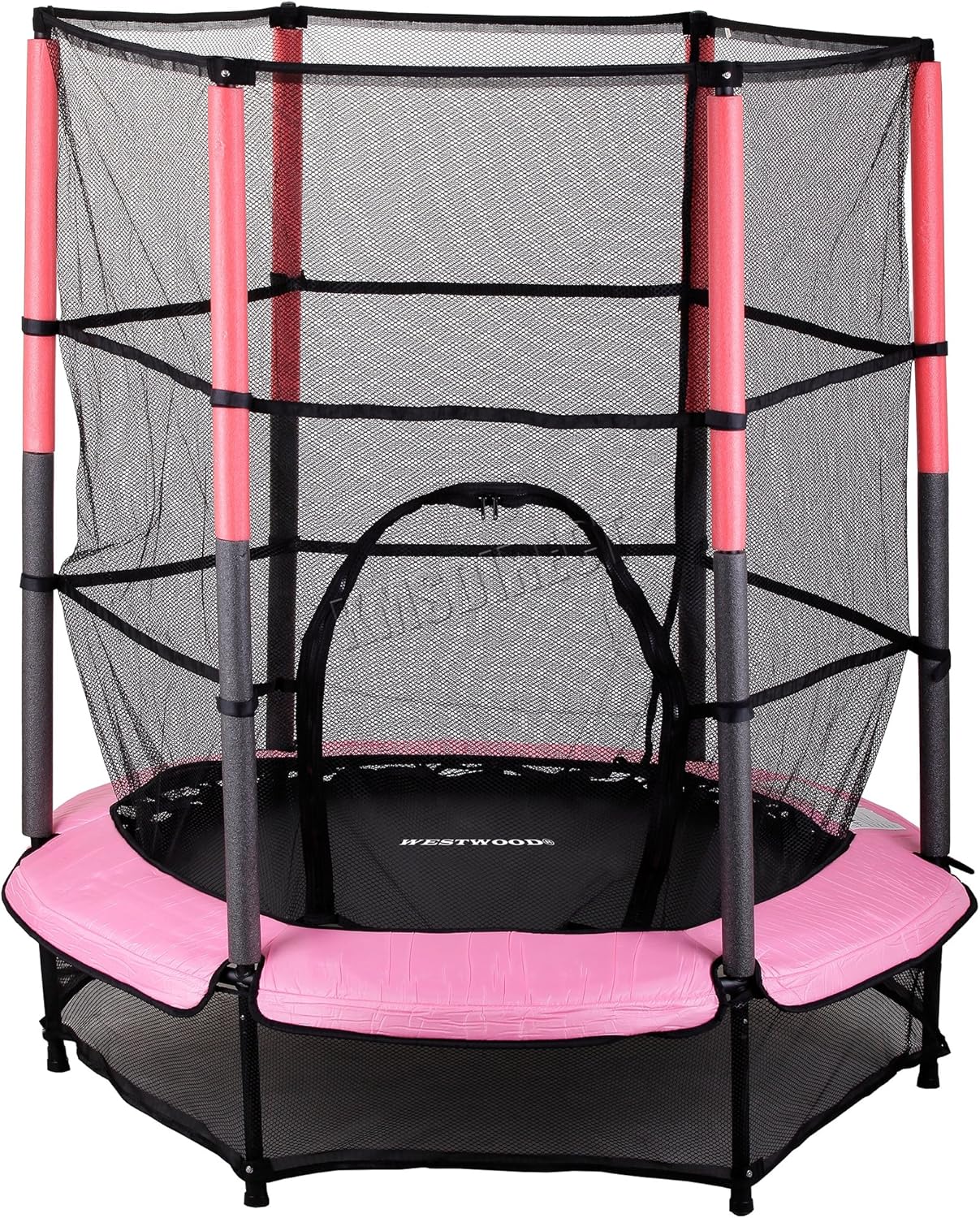 WestWood NEW Mini Trampoline 4.5FT 55" with Safety Net Enclosure