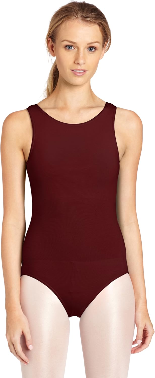Capezio Women's High-Neck Tank Leotard: Clothing
