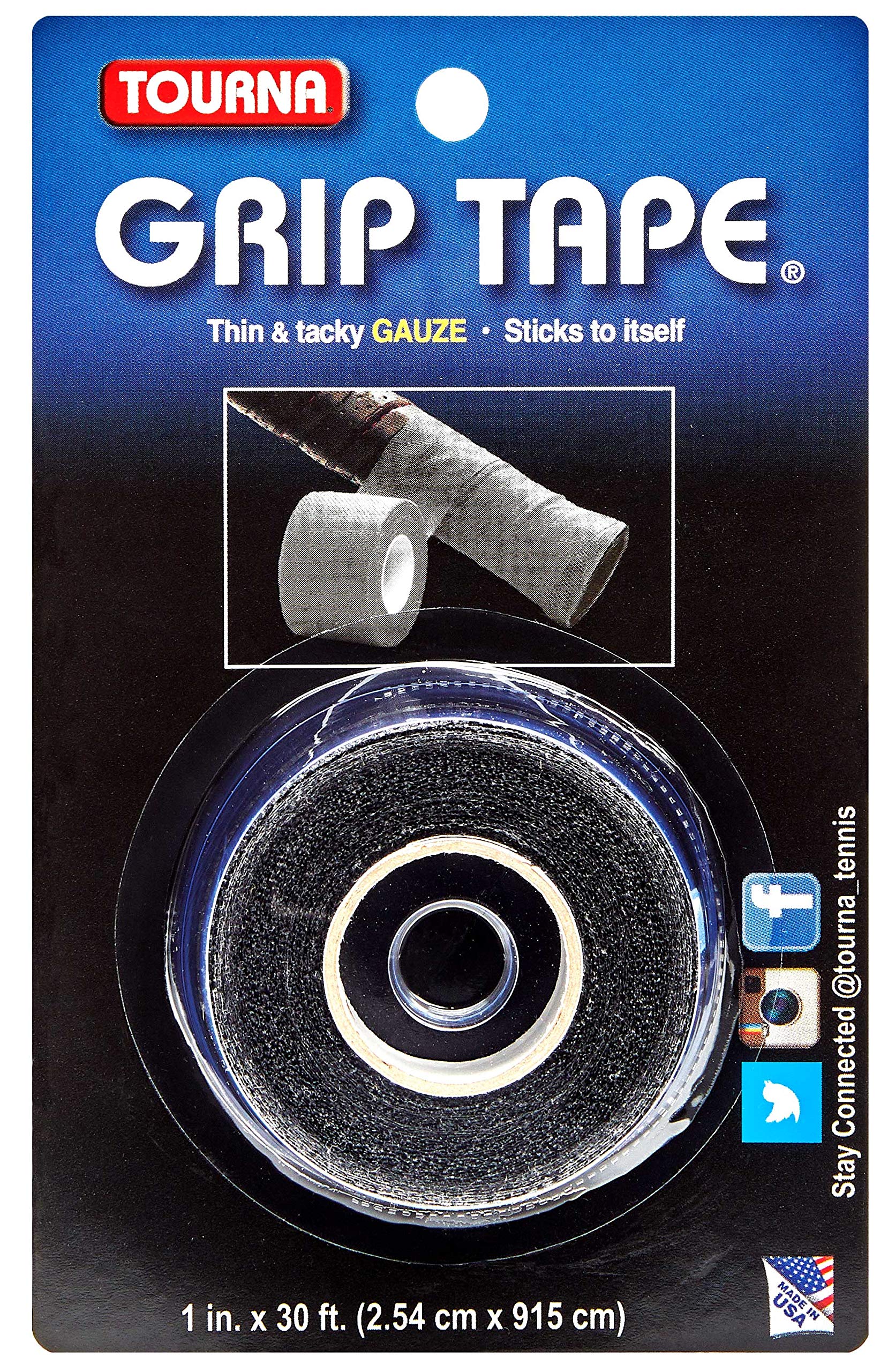 Photo 1 of TOURNA Multi-Purpose Sticky Grip Tape Black