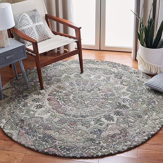 Safavieh Marquee Collection MRQ110A Handmade Wool Area Rug, 6' x 6