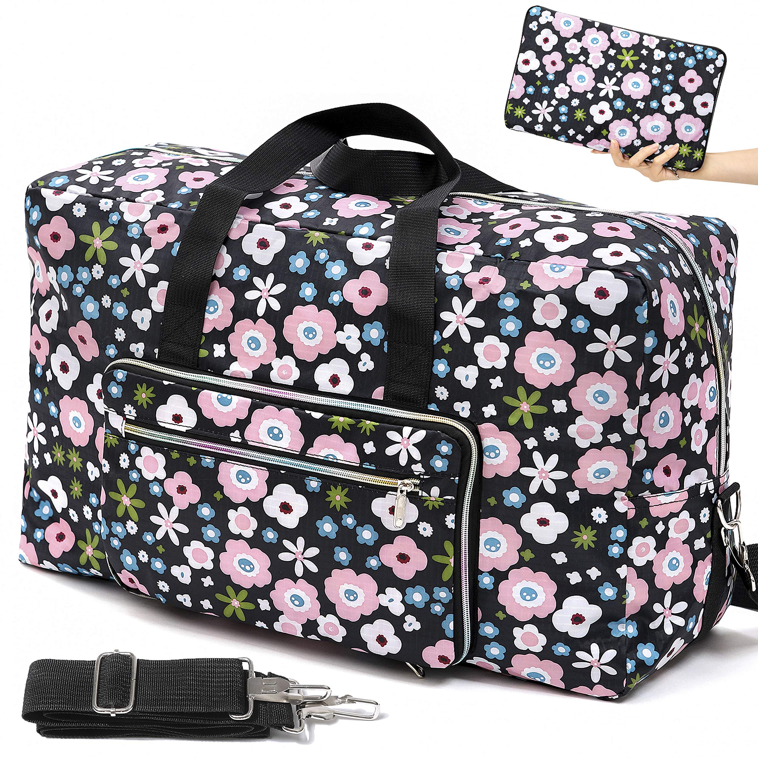floral duffle bag womens