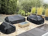 Turtle Life Garden Sofa Cover Heavy Duty UV Water Resistant 152x89x89 Black view 6