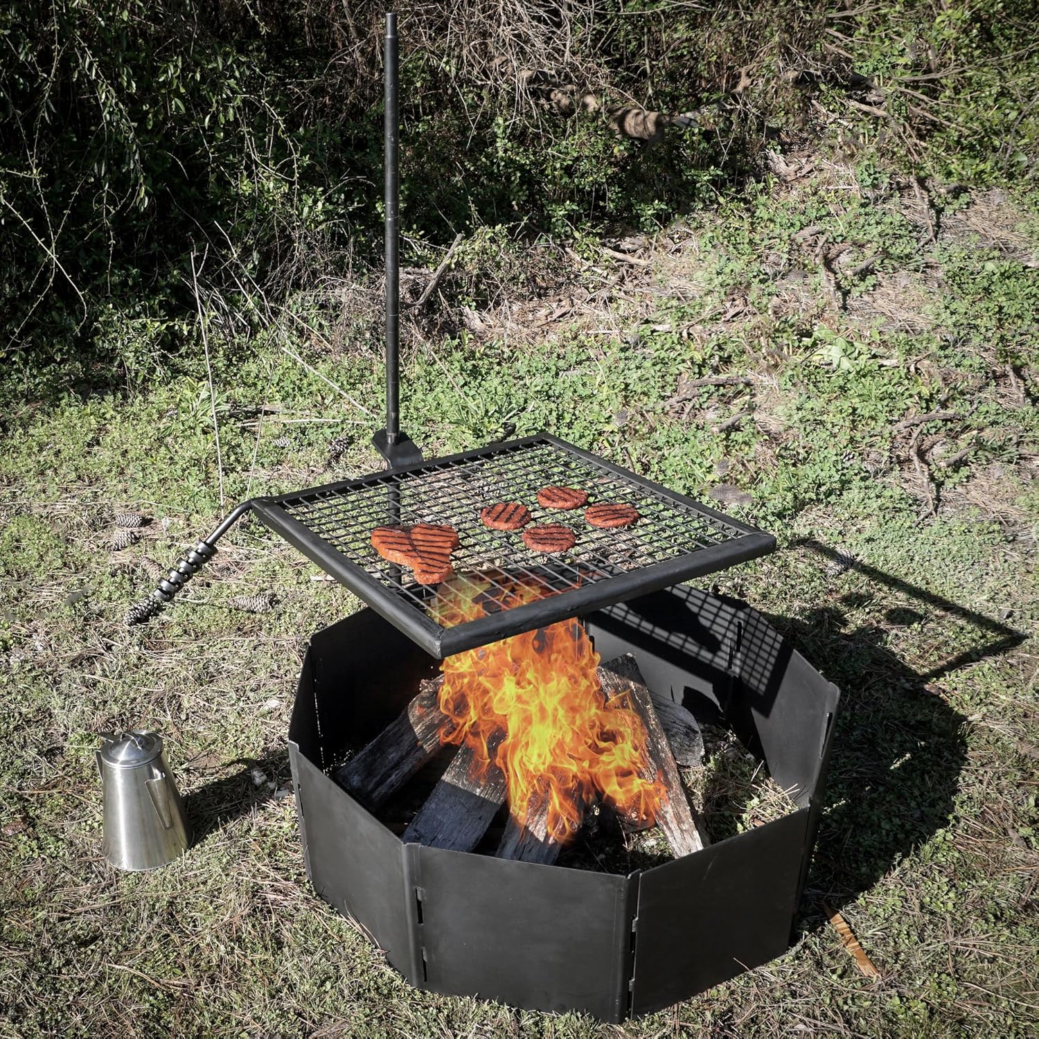 Amazon Com Jur Global Adjustable Swivel Grill Campfire Cooking